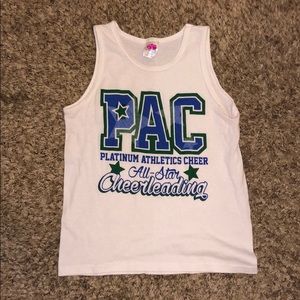 platinum athletics cheer tank